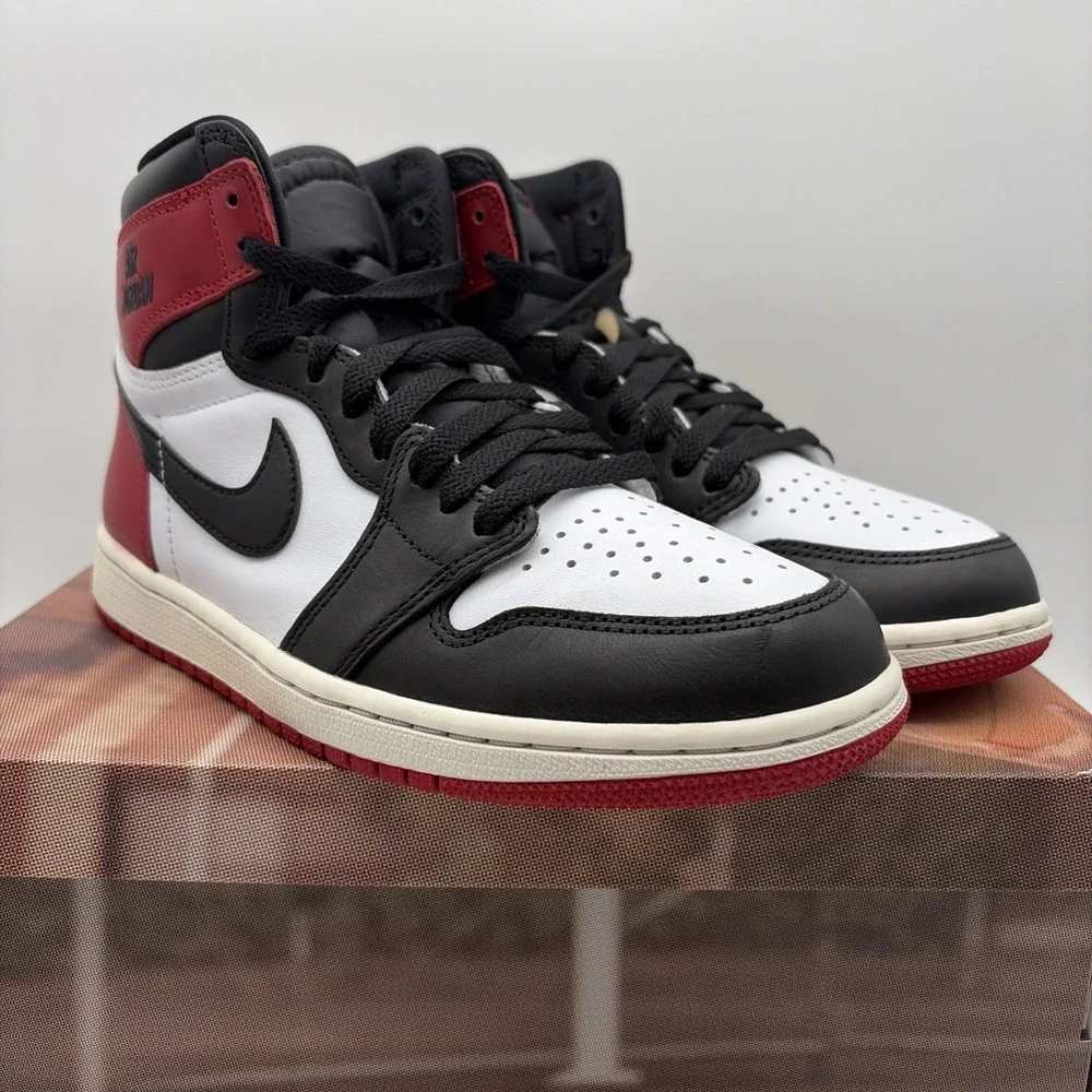 Size 8 - Air Jordan 1 Retro OG High Black Toe Reimagined (DZ5485-106)